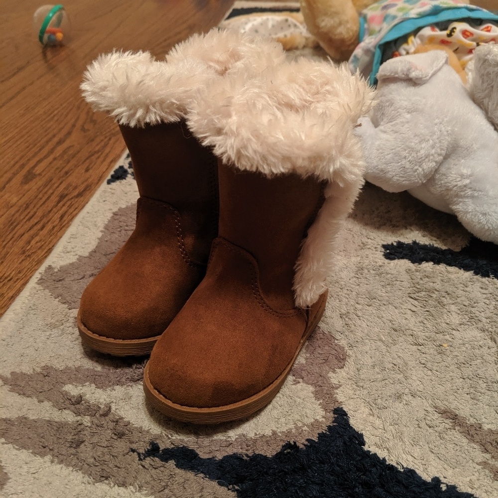 Cat & Jack Fur Lined Boots